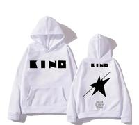 NXKAFAH Felpa con Cappuccio e Stampa sul Retro dell'album A Star Named Sun, Stile Hip Hop, Abbigliamento Vintage Invernale, Ragazzi/Ragazze, Felpa con Cappuccio Punk retrò