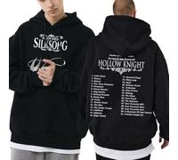 NXKAFAH Felpa con Cappuccio Grafica Game Hollow Knight da Uomo e da Donna, Casual, in Pile di Cotone, Unisex, alla Moda, Oversize, Streetwear