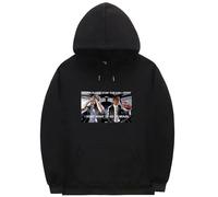 NXKAFAH Felpa con Cappuccio Oversize da Uomo con Grafica Meme Divertente Obama per Favore Ferma la Macchina, Non Voglio Andare in Brasile