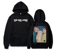 NXKAFAH Felpa con Cappuccio The First Time The Kid LAROI, Felpa con Cappuccio Grafica per Ragazze e Album, con Tasca, Abbigliamento Unisex, Felpa Casual da Uomo