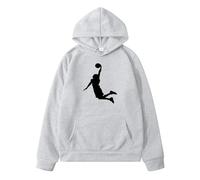 NXKAFAH Felpa Vintage da Uomo con Stampa Slam Dunk, Felpa Casual con Cappuccio, Abbigliamento Primaverile Oversize, Felpa con Cappuccio Oversize Harajuku