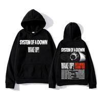 NXKAFAH Felpe con Cappuccio della Band System-of A Down, Felpe Wake Up South America Stadium Tour, Felpe con Cappuccio Unisex Heavy Metal Trends