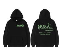 NXKAFAH Rapper Mora Otra Vez Los Mismo De Siempre? Felpe con Cappuccio grafiche da Uomo e da Donna, Moda Oversize, Classiche, Larghe.