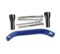 NXLJA Accessori per Maniglia per Barra di Sostegno per Sedile Posteriore Passeggero Motocicletta Bracciolo in Alluminio CNC per 150/200/250/300/350/450/500 EXC-F 2020-2023 2022 2021(Blue)