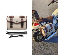 NXLJA Borsa da viaggio Borse Da Sella Per Moto Borsa Posteriore Per La Maggior Parte Dei Portapacchi Per Per YAMAHA SR400 Per Harley XL883L(White)