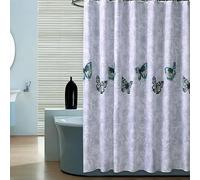 NXMYDBD Tende da bagno a farfalla, tenda da doccia, impermeabile, in poliestere, con ganci, decorazione per vasca da bagno, 200 x 180cm(WxH)