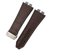 NXNONEPD 17 * 27mm Genuine Leather Rubber Silicone Watchband For Big Bang 42mm 441 440 Calfskin Quick Release Watch Strap
