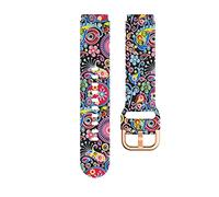 NXNONEPD 18mm Silicone Printing Watchband Strap For Vivoactive 4S/Vivomove 3S/Venu 2S Smart Watch Bracelet Wrist Band Sport