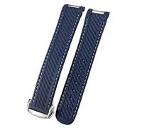 NXNONEPD 20mm Rubber Silicone Watch Strap Fit For Omega Moon AT150 300 Steel Buckle Watchband Bracelets Rose Gold