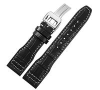NXNONEPD 22mm The Top Leather Watch Band For IWC IW326201 / IW377701 Series Genuine Strap