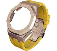 NXNONEPD 4rd gen metal watch case fluorine rubber strap stainless steel bezel rubber sport watchband mod kit,for ga2100 ga-2100 ga2110 modification and upgrade Origin China