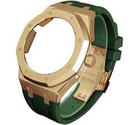 NXNONEPD 4rd gen metal watch case fluorine rubber strap stainless steel bezel rubber sport watchband mod kit,for ga2100 ga-2100 ga2110 modification and upgrade Origin China