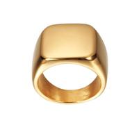 NXNONEPD Anelli in acciaio inossidabile, gioielli ad anello maschile da 18 mm per matrimoni quadrati lucidati Accessori alla moda