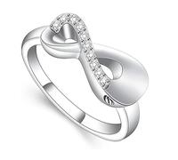 NXNONEPD Anello di cremazione di cristallo per supporto cenere Keepsake Jewelry PET/UMAN URN MEMORIAL DEGNO per donne con imbuto gratuito