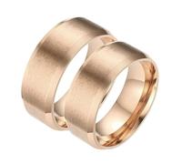 NXNONEPD Anello per uomini di nozze, anelli di coppie opache, anello gotico in acciaio inossidabile Impegno per San Valentino