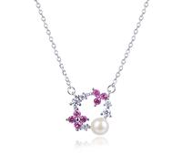 NXNONEPD Collana da donna GSZCCZS, collane di gioielli a cavo geometrico collana di perle