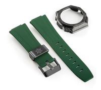 NXNONEPD Coperchio di orologio in acciaio inossidabile intagliato intagliato per terza generazione per retrofit GA2100 e cinghia di orologio