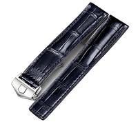 NXNONEPD Customized Crocodile Leather Watch Strap，For Autavia CARRERA 18mm 19mm 20mm 22mm 21mm Leather WatchBands
