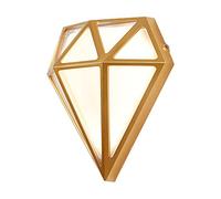 NXNONEPD d 18W LED Modern Simple Diamond Wall Mounted Lamp Nordic Style Aluminum Outdoor Indoor Waterproof IP65 Wall Sconces Lighting Patio Aisle Courtyard Wall Lights Fixture