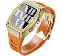 NXNONEPD Elastico per orologio in lega di titanio da 44 mm 45 mm ， per Ultra 8 7 6 5 4 Serie Serie ， Sport Call Watch Case Metal Crown Bezel Mod Kit Accessori