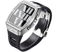 NXNONEPD Elastico per orologio in lega di titanio da 44 mm 45 mm ， per Ultra 8 7 6 5 4 Serie Serie ， Sport Call Watch Case Metal Crown Bezel Mod Kit Accessori