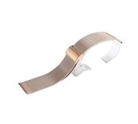 NXNONEPD Fibbia singola universale con braccialetto di sostituzione in acciaio inossidabile in acciaio inossidabile argento inossidabile da 16 mm