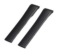 NXNONEPD For 5164R-001 Metal Pins Watch Belt 21mm Rubber Watchband