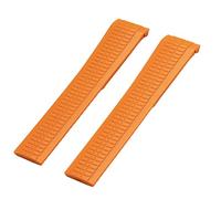 NXNONEPD For 5164R-001 Metal Pins Watch Belt 21mm Rubber Watchband