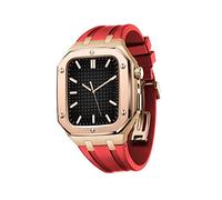 NXNONEPD For Band with Case Series 8,45mm Rugged Strap with Shockproof Bumper Case, Men Women Sports Military Band Protective case only for iWatch Series 7 SE 6 5 4