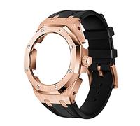 NXNONEPD GA2100 5rd Model Home Oak Metal Bezel Silicone Strap Simple In-one Watch Bands For GA2100/2110 Accessories