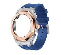 NXNONEPD GA2100 5rd Model Home Oak Metal Bezel Silicone Strap Simple In-one Watch Bands For GA2100/2110 Accessories