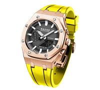 NXNONEPD GA2100 MOD Kit For GA2100HC-2A Metal Watch Case Silicone Strap 316 Stainless Steel Modified Accessories Bracelet Bezel bands