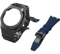 NXNONEPD Gen 5 Metal Watch Case Bezel Strap+Fluororubber Watch Band Combination Set,For GA2100 GA2110 GAB2100 GM2100 Mod Kit for Watch Full