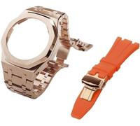 NXNONEPD Gen 5 Metal Watch Case Bezel Strap+Fluororubber Watch Band Combination Set,For GA2100 GA2110 GAB2100 GM2100 Mod Kit for Watch Full