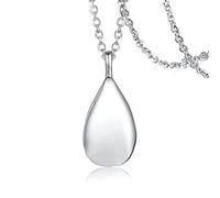 NXNONEPD GSZCCZS MAM CACKLACE, catene in acciaio inossidabile gocce d'acqua collane a pendente lunghezza da 50 cm di gioielli regalo per mamma femminile