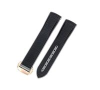 NXNONEPD Guarda la cintura per nomi giunti Omega Planet Serie 20mm Colore corrispondente Silicone Watch Band Interface Waterproof Sostitucement Straps ()
