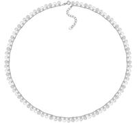 NXNONEPD necklace Silver Necklaces For Women,Circle Women, Sterling Round Tassel Pendant Dainty Trendy Choker Chain Jewelry Her Girls Couples