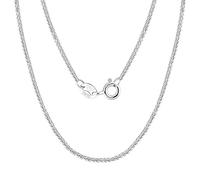 NXNONEPD Necklaces for Women and Men, Couple Charm Necklace Simple 1.2MM Width Wheat Chain Chain Necklaces - Jewelry Birthday Gift