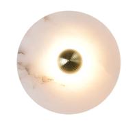 NXNONEPD Round Marble Wall Lamp, Nordic Style Sto