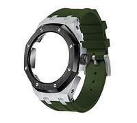 NXNONEPD Soft Silicone Strap Metal Case For GA2100CA-8A Mod Retrofit Kit