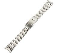 NXNONEPD Stainless Steel Watchband For Strap Sub Case Cinghia Matte Brushed Bracelet Sangle Gurt Watch Accessories Parts Correa Glide Lock 20MM