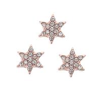 NXNONEPD Studri di cinghie orologi decorativi orologio per chiodo in fiamme rhinestone cachms decorazione orologio cachms watch band fascharm per le bande di orologio in nail metal golden