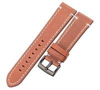 NXNONEPD watch strap, hand-stitched retro strap men's and women's leather 18 20 22 24mm stainless steel buckle,bracelet