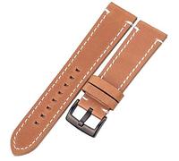 NXNONEPD watch strap, hand-stitched retro strap men's and women's leather 18 20 22 24mm strap stainless steel buckle,bracelet