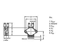 NXP Semiconductors MPX5100 DP Sensore di pressione 1 pz. 0 kPa fino a 100 kPa
