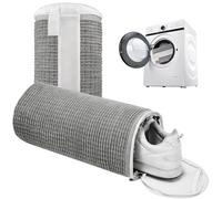 NXPUXP 2 Pezzi Sacchetto per Lavare Scarpe,Riutilizzabile e Resistente Borsa per Sacchetti per Scarpe in Rete con Cerniera,per Proteggere le Scarpe(Grigio)