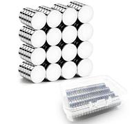 NXPUXP 80 Pezzi Magneti Neodimio,10 x 3 mm Calamita Rotondo Calamite Potenti,Calamite per Lavagna Magnetica,Frigo,Artigianato,Decorazioni