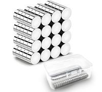 NXPUXP 80 Pezzi Magneti Neodimio,6 x 3 mm Calamita Rotondo Calamite Potenti,Calamite per Lavagna Magnetica,Frigo,Artigianato,Decorazioni