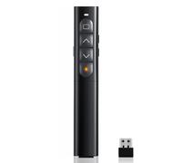 NXPUXP Wireless Presenter,Presentatore Wireless 2.4GHZ,Clicker di PowerPoint,Per Powerpoint,Cambio Schermo,Diapositive(Nero)