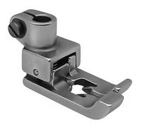 NXSUCALBR 1 pz. Piedino premistoffa compensatore Destro e Sinistro, Guida for Bordi, 5.6, 2 o 3 Aghi, Parti for Macchina da Cucire a Punto di Copertura(Low Left High Right)